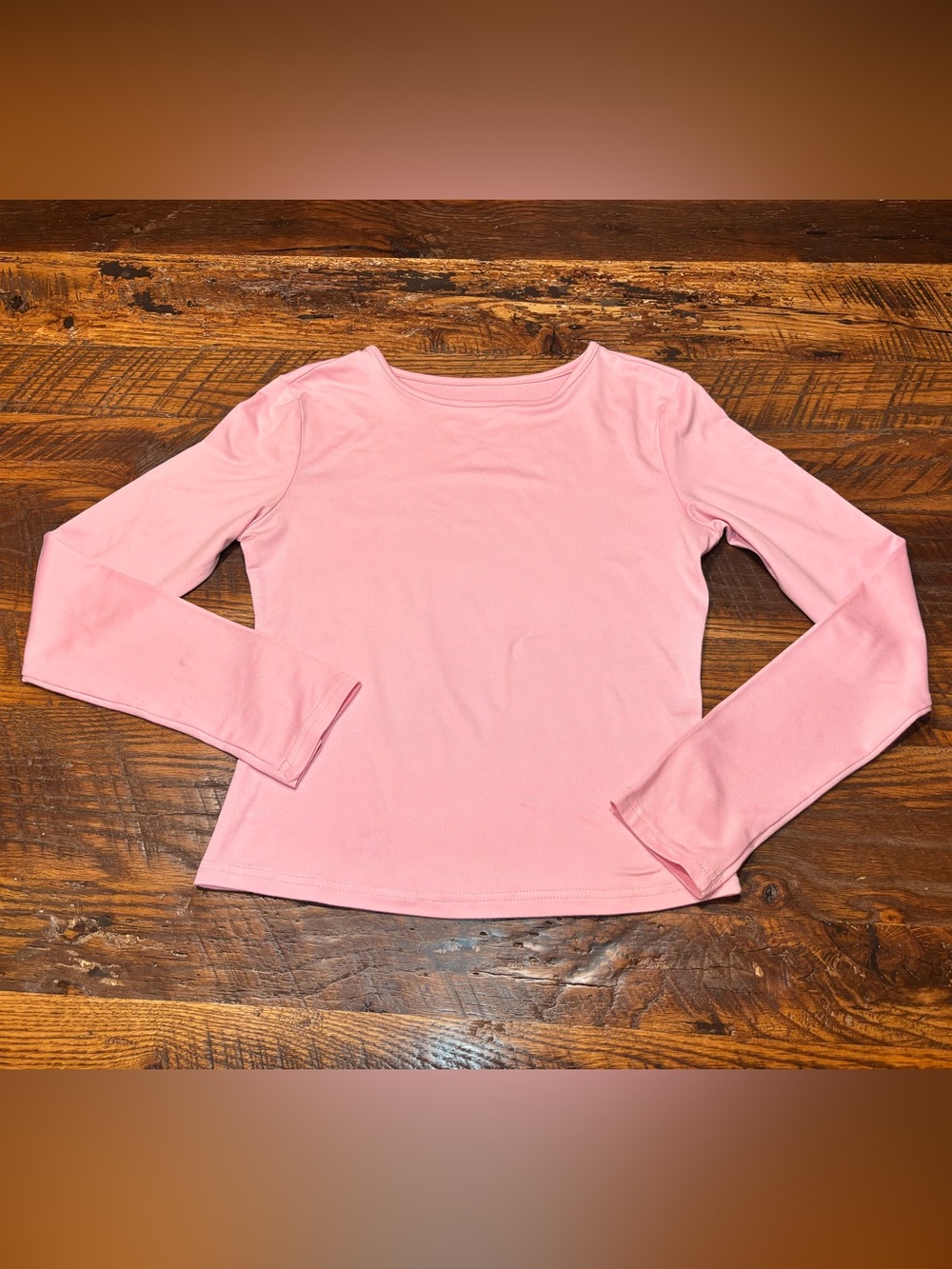 XS Pink Long Sleeve Top like new, super soft with comfortable stretch